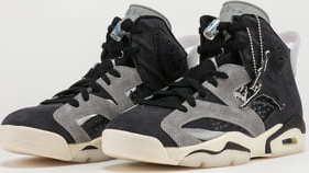 Jordan WMNS 6 Retro black / chrome - lt smoke grey