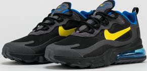 Nike Air Max 270 React black / tour yellow - dark grey