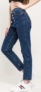 CALVIN KLEIN JEANS W Mom Jeans da130 dark blue stone shank icn 30