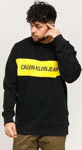 CALVIN KLEIN JEANS M Institutional Contrast Panel černá / žlutá
