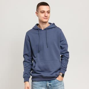 Urban Classics Basic Terry Hoodie modrá