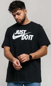 Nike  NSW Tee Just Do It Swoosh černé