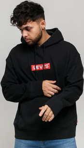 Levi's ® Relaxed Graphic Hoodie černá