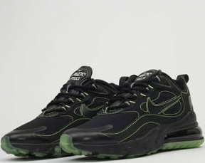 Nike Air Max 270 React SP black / black electric green