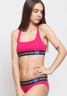 Calvin Klein Unlined Bralette 1981 tmavě růžové