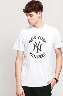 New Era MLB Tee NY bílé