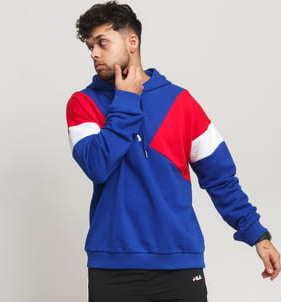 Fila Men Bade Hoody modrá / červená