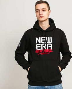 New Era Contemporary Graphic Hoody NY černá
