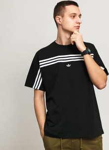adidas Originals 3Stripes SS Tee černé / bílé