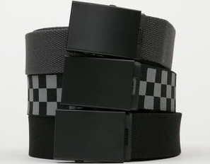Urban Classics Belts Trio černý / tmavě šedý / šedý