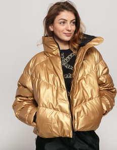 Nike W NSW Syn Fill Jacket Statement Shine zlatá