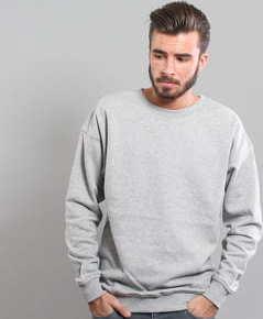 Urban Classics Sweat Crewneck melange šedá