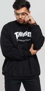 Thrasher Skate Mag Crewneck černá