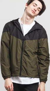 Urban Classics 2-Tone Tech Windrunner olivová / černá