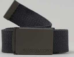Urban Classics Canvas Belt tmavě šedý