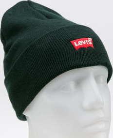 Levi's ® Red Batwing Embroidered Beanie tmavě zelený