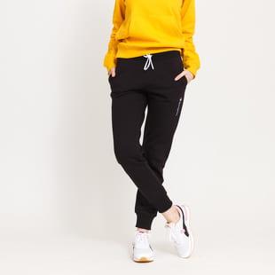 Champion Script Logo Rib Cuff Pants černé