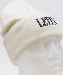 Levi's ® Smaller Serif Logo Beanie krémový