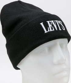 Levi's ® Smaller Serif Logo Beanie černý