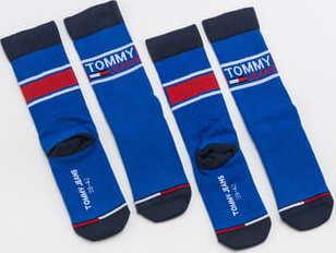 TOMMY JEANS TMJ 2Pack Sock modré / navy / bílé / červené