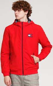 TOMMY JEANS M Padded Nylon Jacket červená
