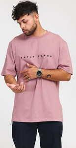 Daily Paper Alias Tee tmavě růžové