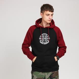 INDEPENDENT ITC Bauhaus Hoody černá / vínová