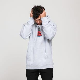 HUF HUF vs Godzilla PO Hoodie melange šedá