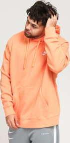 Nike M NSW Club Hoodie PO BB světe oranžová