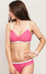 Calvin Klein CK ONE Unlined Triangle růžové