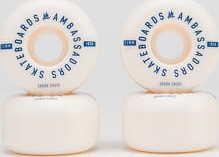 Ambassadors Wheels 103A bílé / modré 53mm