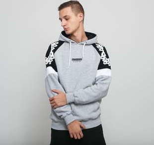 Mass DNM Podium Hoody melange šedá / černá