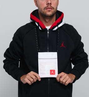 Jordan Tri-Fold Pouch bílá / neon růžová