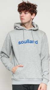 Soulland Googie Hooded melange šedá