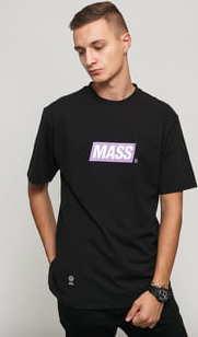 Mass DNM Big Box Medium Logo Tee černé