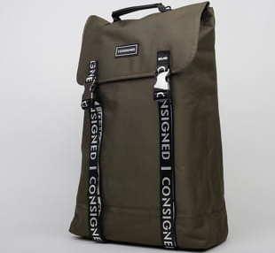 CONSIGNED Zane Backpack tmavě olivový