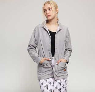 Santa Cruz Wall Hand Reversible Jacket šedá / růžová / černá