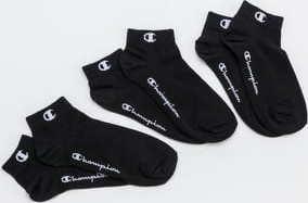 Champion 3 Pack Ankle Socks černé