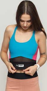 Puma TZ Crop Top modrý / růžový / černý