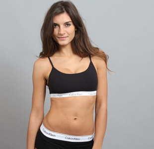 Calvin Klein Women's Bralette černá / bílá