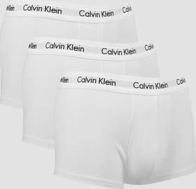 Calvin Klein 3Pack Trunks Cotton Stretch C/O bílé