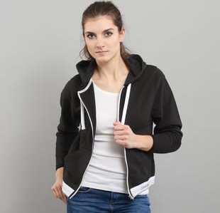 Calvin Klein Top Hoodie Full Zip C/O černá
