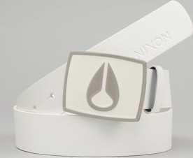 Nixon Enamel Icon Belt II bílý