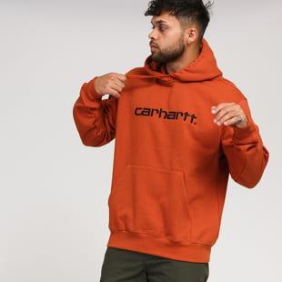 Carhartt WIP Hooded Carhartt Sweat tmavě oranžová