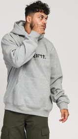 Carhartt WIP Hooded Carhartt Sweat melange šedá