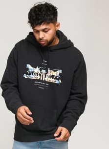 Levi's ® M Graphic PO Hoodie černá