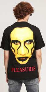 PLEASURES Manson Tee černé