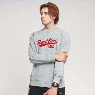 New Era Heritage Crew New Era melange šedá