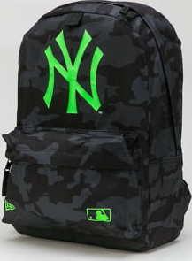 New Era MLB Stadium Bag NY camo černý / neon zelený