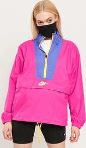 Nike W NSW Icon Clash Jacket LW tmavě růžová / fialová
